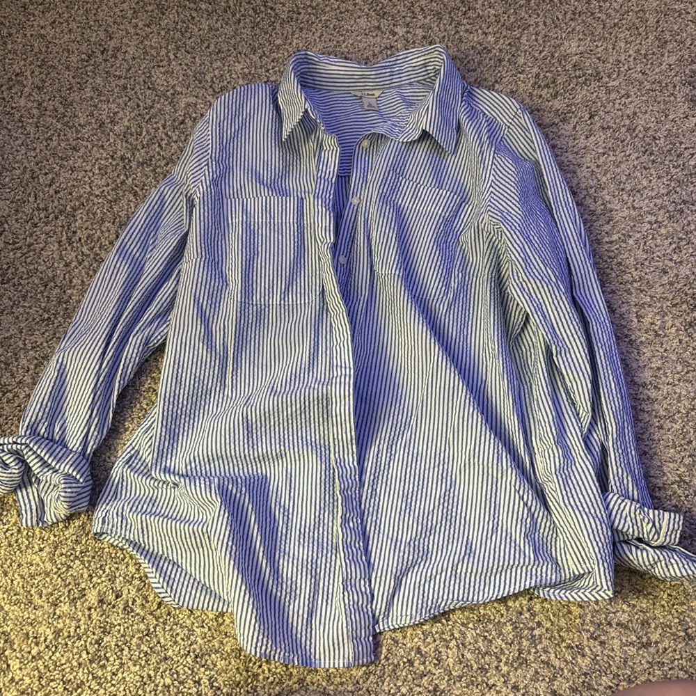 Blue Striped Woman’sShirt